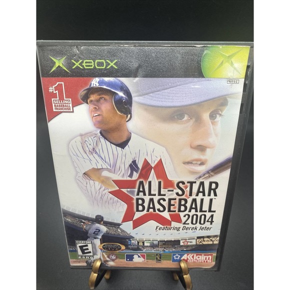 All Star Baseball 2004 Original Xbox Game Derek Jeter Complete - Picture 2 of 7
